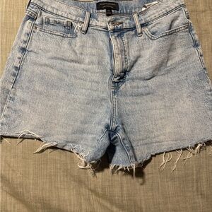 Banana Republic Light Wash Denim girlfriend short